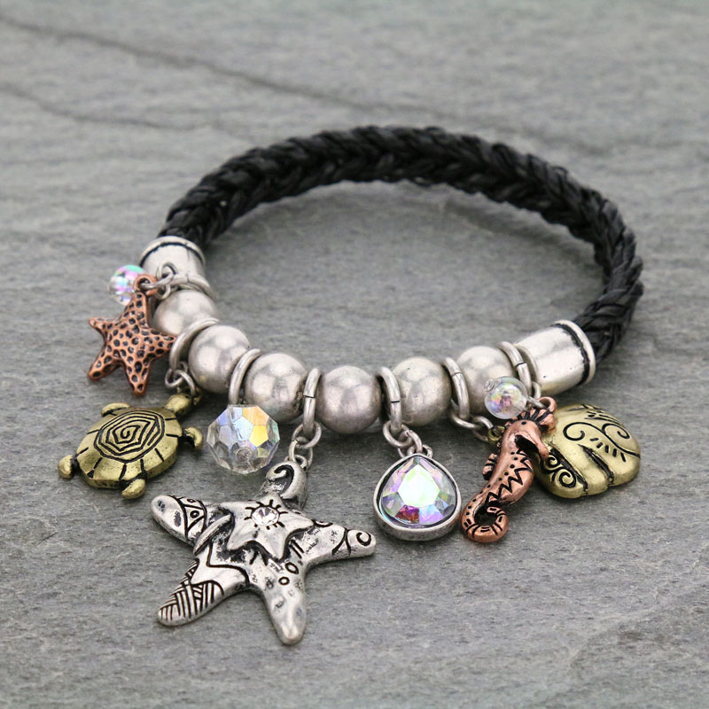 Sea Life Theme "Starfish" Stretch Bracelet