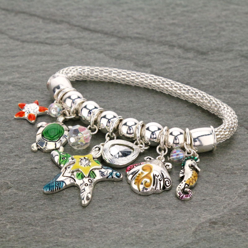 Sea Life Theme "Starfish" Stretch Bracelet