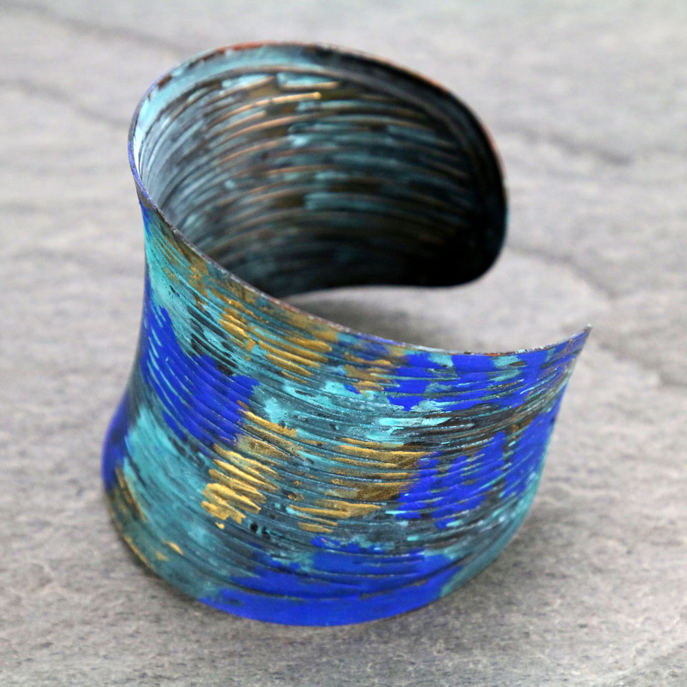 Fashion Patina Cuff Bracelet - Image 2