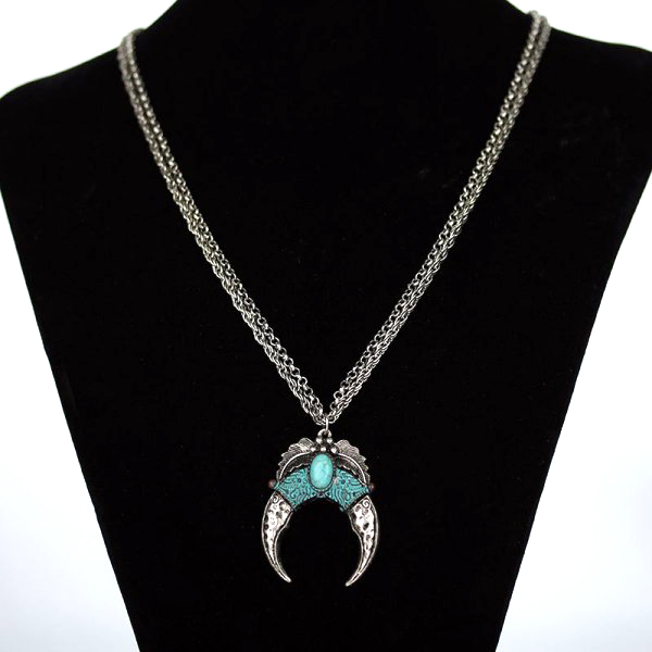 Fashion Turquoise Necklace - Image 2