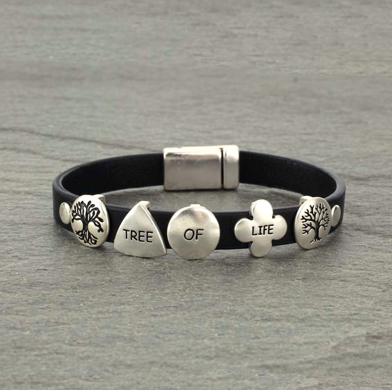 "Tree of Life " Magnetic Stacked Bracelet