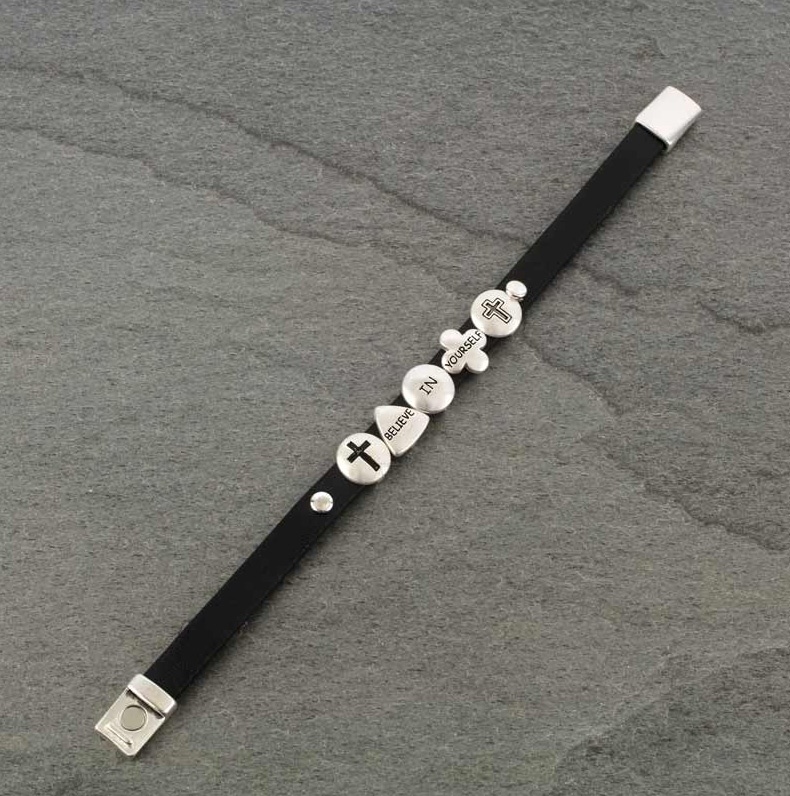 "Believe in Yourself" Magnetic Stacked Bracelet - Image 3