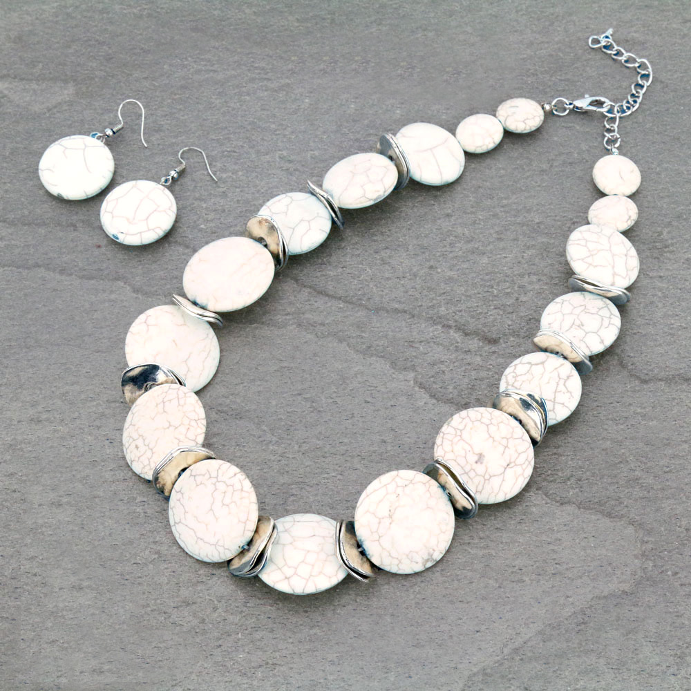 Western Stone Necklace Set