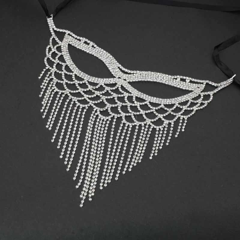 Fashion Women's Rhinestone Mask