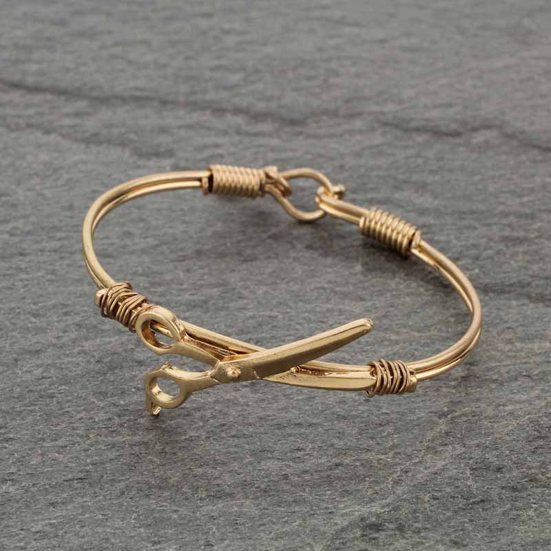 Scissors Wire Bracelet