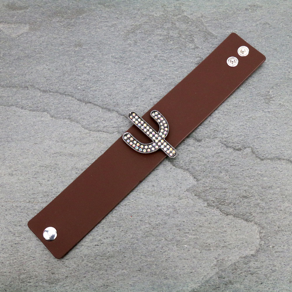 Cactus Leather Bracelet - Image 2