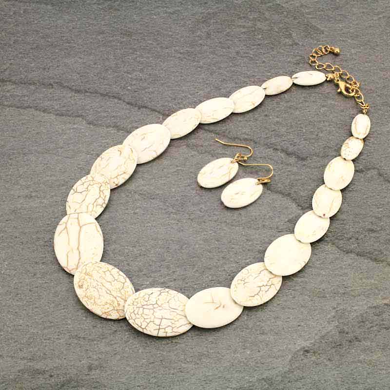 Western Semi Stone Necklace Set