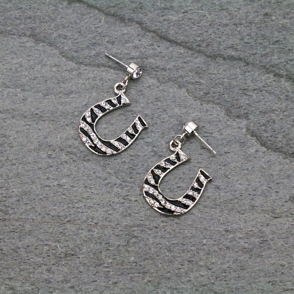 Horseshoe Post Earrings