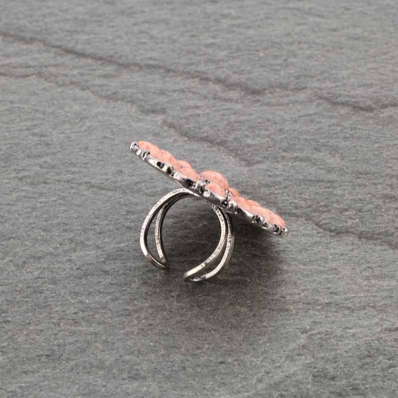 Western Stone Cuff Ring - Image 3