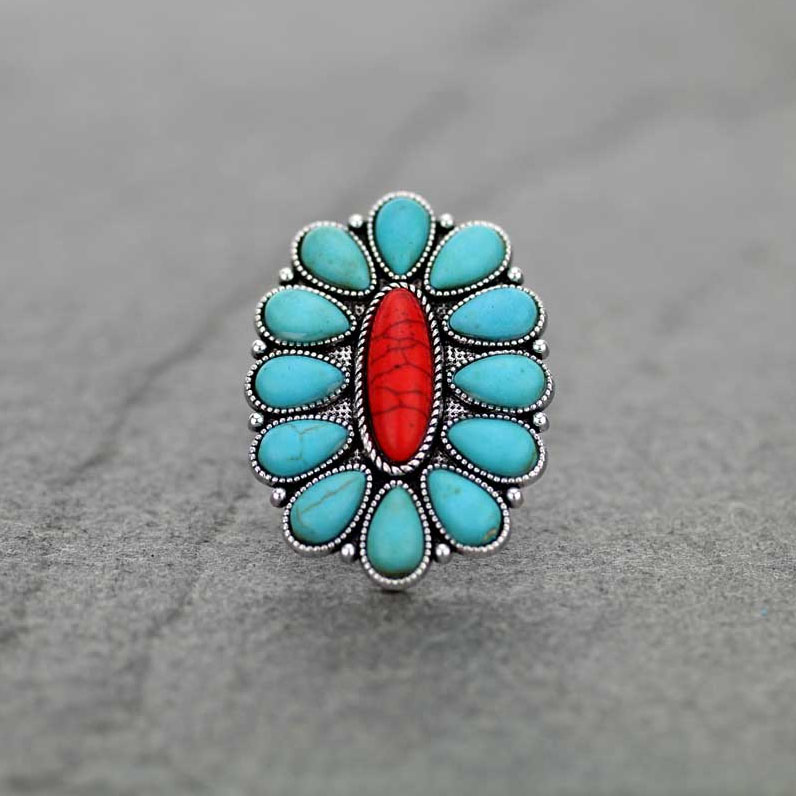 Western Style Cuff Ring