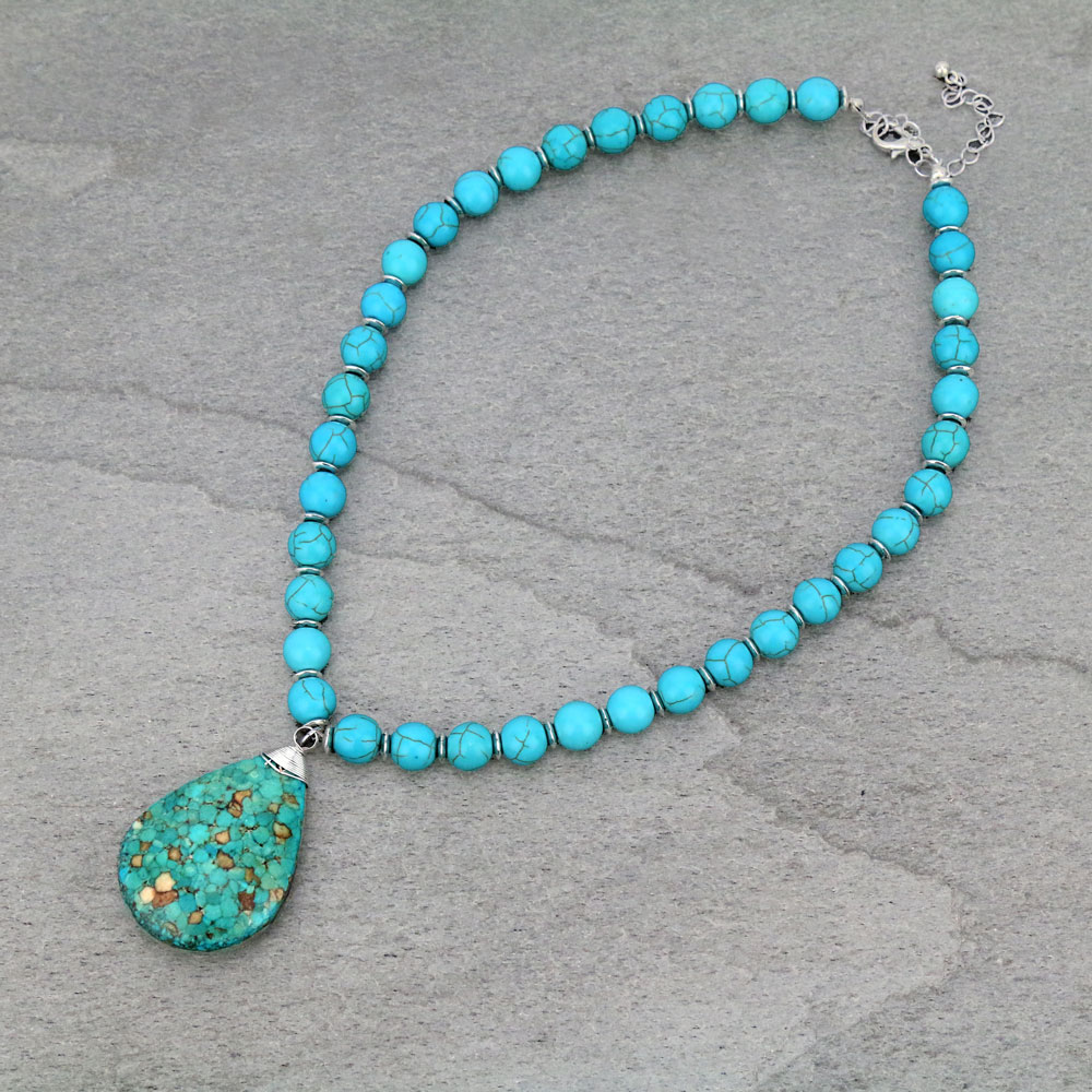 Western Semi Stone Necklace