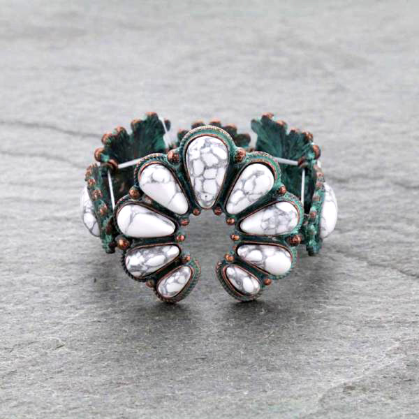 Squash Blossom Double Stretch Bracelet