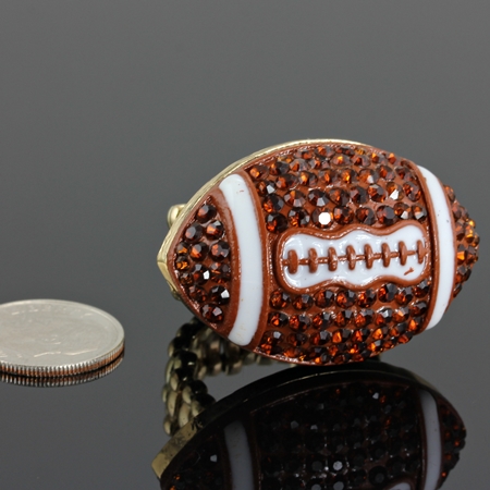 Sports Theme Football Stretch Ring