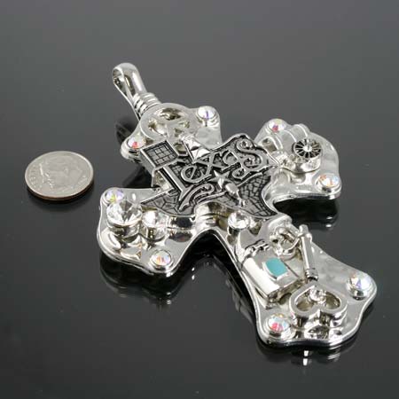 Cross with Texas Symbol Pendant