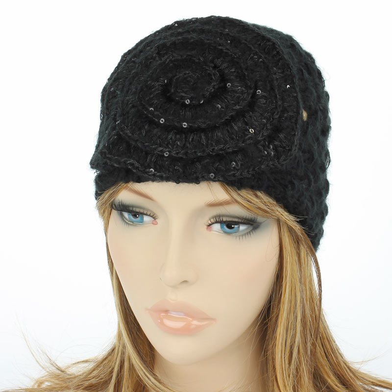 Fashion "Flower" Knit Beanie