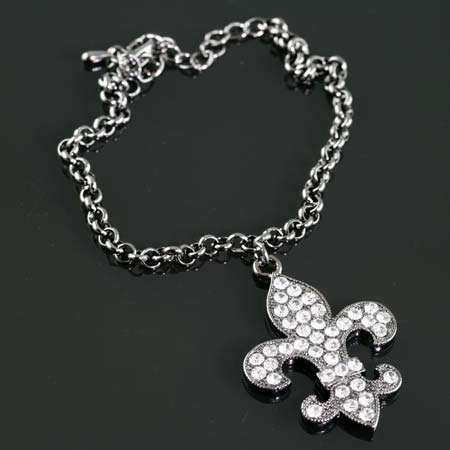 Fleur De Lis Charm Bracelet