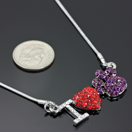 "I Love Paw" Pendant Necklace