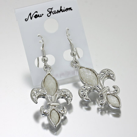 Fleur De Lis Medium Size Earrings