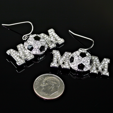 Sports "Soccer Mom" Fish Hook Earrings
