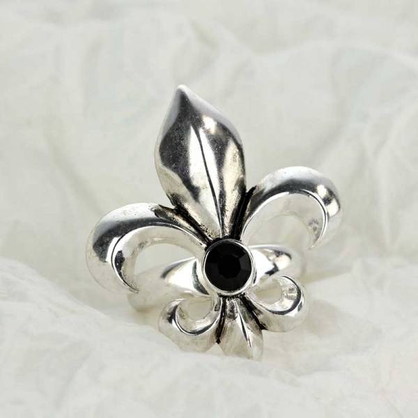 Fleur De Lis Stretch Ring
