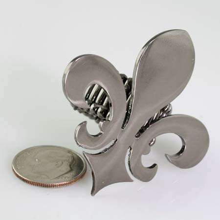Fleur de Lis Stretch Ring