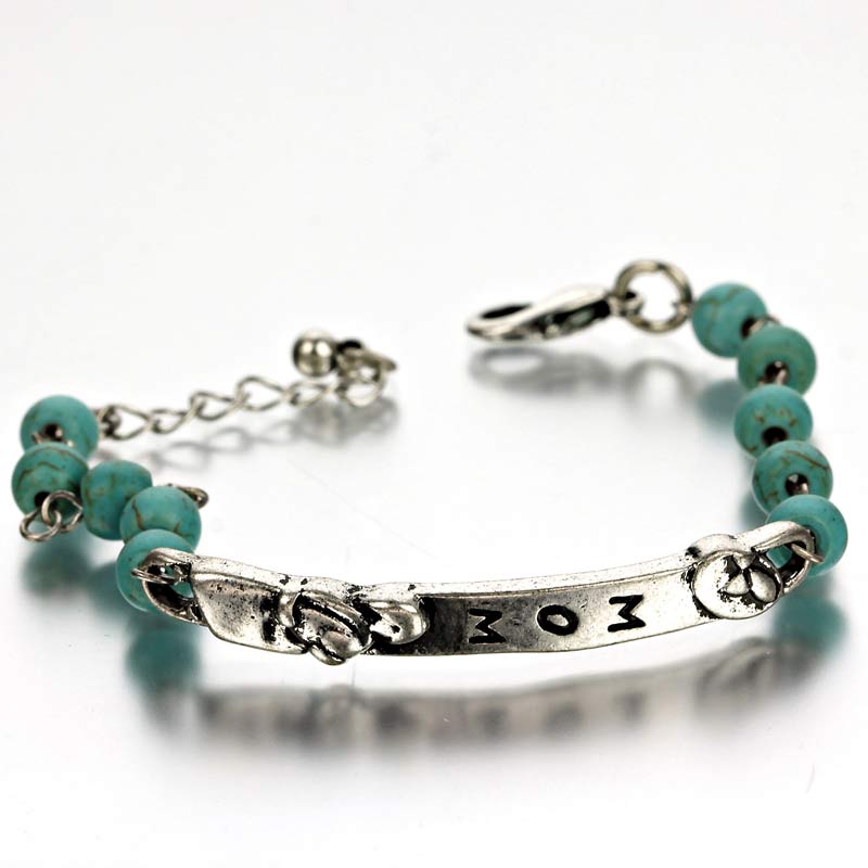 Fashion "MOM" Link Bracelet