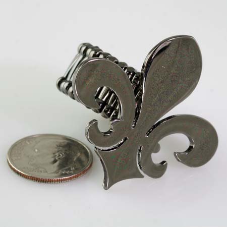 Fleur de Lis Stretch Ring