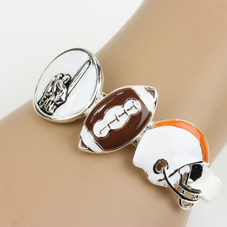 Sports "Football" Bangle Bracelet