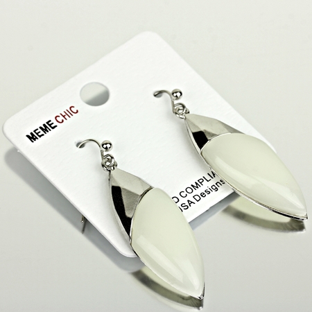 Fashion Crystal Dangle Fish Hook Earrings