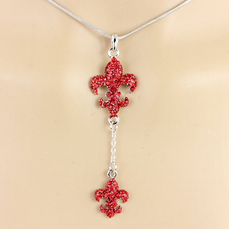 Fleur De Lis Pendant Necklace
