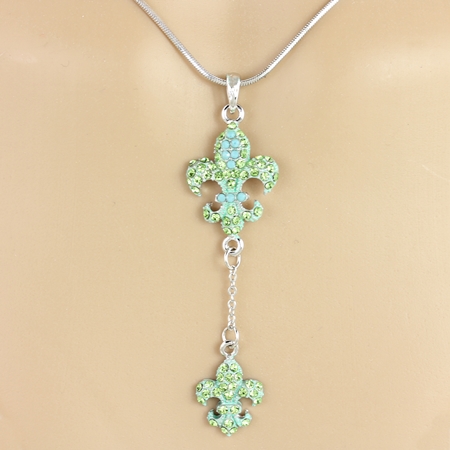 Fleur De Lis Pendant Necklace