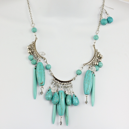 Turquoise Necklace Set