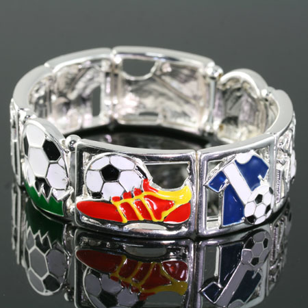 Sports"Soccer Mom" Stretch Bracelet