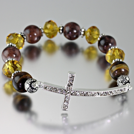 Cross Stretch Bracelet