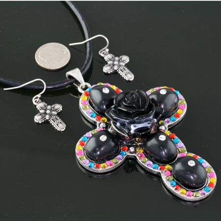 Cross Necklace Set