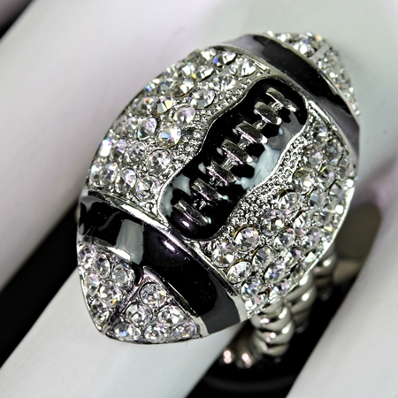 Sports Theme Football Stretch Ring