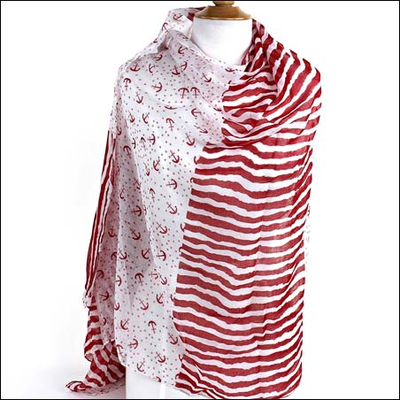 Fashion "Anchor" Scarf