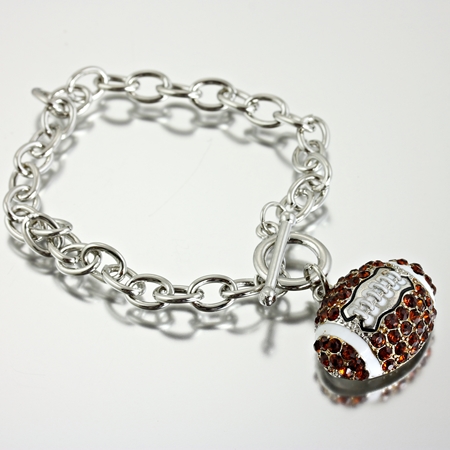 Football Charm Bracelet