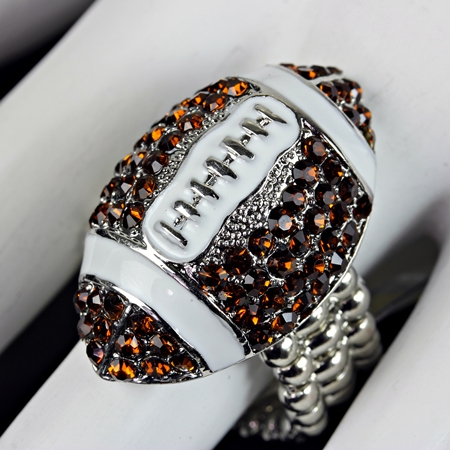 Sports Theme Football Stretch Ring