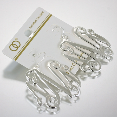 Monogram/Inital "N" Fish Hook Earring