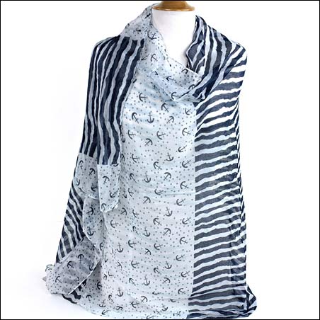 Fashion "Anchor" Scarf