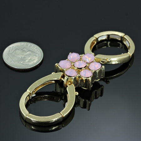Fashion Rhinestone Flower Stretch Ring