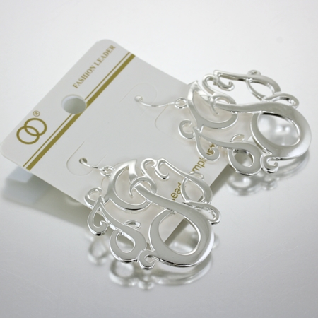 Monogram/Inital "T" Fish Hook Earring