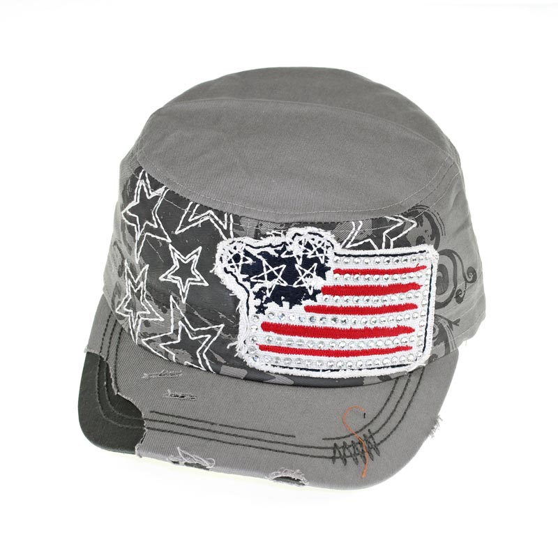 American Flag Cadet Style Cap