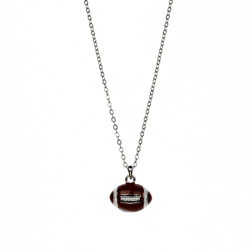 Sports Theme Foot Ball Pendant Necklace