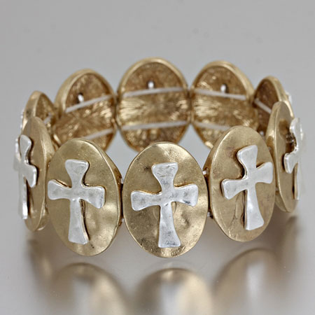 Cross Stretch Bracelet