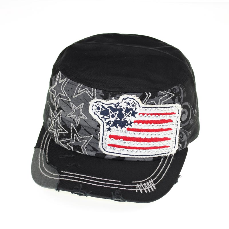 American Flag Cadet Style Cap