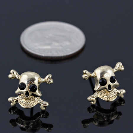 Skull Post Earrings