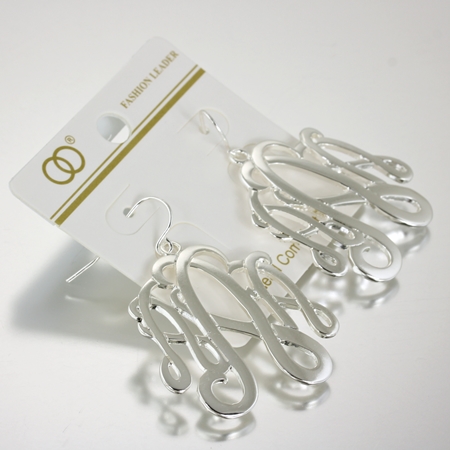Monogram/Inital "A" Fish Hook Earring