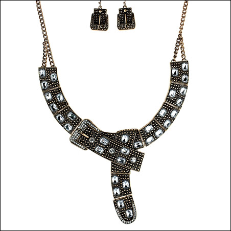 General Western "Belt" Necklace Set